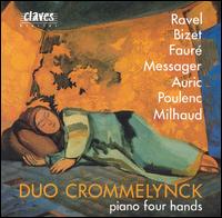 French Masterpieces Fro Piano Four Hands von Duo Crommelynck