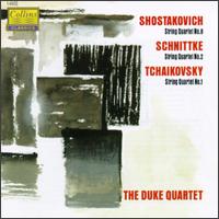 Dmitry Shostakovich: String Quartet No. 8; Alfred Schnittke: String Quartet No. 2; Tchaikovsky: String Quartet No. 1 von Duke Quartet