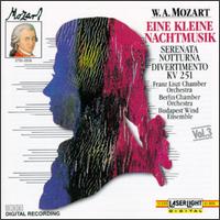 Mozart: Eine kleine Nachtmusik; Serenata notturna; Divertimento, KV 251 von Various Artists