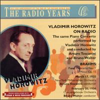 Vladimir Horowitz On Radio, With Toscanini And Walter von Vladimir Horowitz