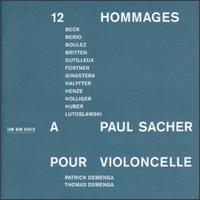 12 Hommages A Paul Sacher Pour Violoncelle von Patrick Demenga