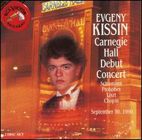 Carnegie Hall Debut Concert von Evgeny Kissin