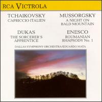 Tchaikovsky: Caprissio italien; Mussorgsky: A Night on Bald Mountain; Dukas: The Sorcerer's Apprentice von Eduardo Mata