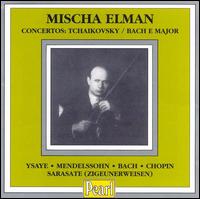 Tchaikovsky, Bach: Violin Concertos von Mischa Elman