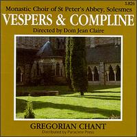 Vespers And Compline von Various Artists