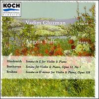 Hindemith: Sonata In E/Beethoven: Sonata,Op.12/Brahms: Sonata,Op.108 von Various Artists