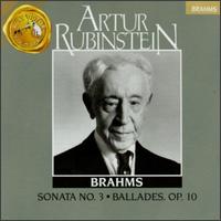 Brahms: Sonata No. 3; Ballades, Op. 10 von Artur Rubinstein