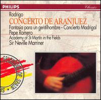 Joaquin Rodrigo: Concierto de Aranjuez; Fantasia para un Gentilhombre; Concierto Madrigal von Neville Marriner