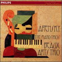 Arensky: Piano Trio Nos. 1& 2 von Beaux Arts Trio