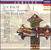 Bach: Cantatas Nos. 170, 82 & 159 von Neville Marriner