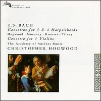 Bach: Concertos for 3 & 4 Harpsichords von Christopher Hogwood