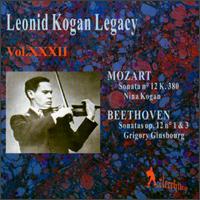 Mozart: Sonata No.12/Beethoven: Sonata Nos.1 & 3 von Leonid Kogan