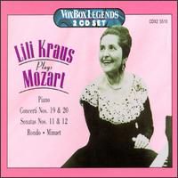 Lili Kraus Plays Mozart von Lili Kraus