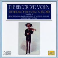 Recorded Violin, Vol. ll von Various Artists