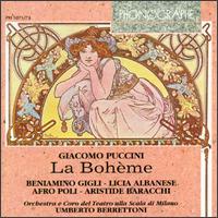 Puccini: La Bohème von Beniamino Gigli
