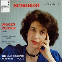 Franz Schubert: Vol. 3, The Last Six Years 1823-1828 von Imogen Cooper