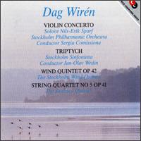 Wiren: Violin Concerto; Triptych; Wind Quintet Op. 42; String Quartet Op. 41 von Stockholm Philharmonic Orchestra