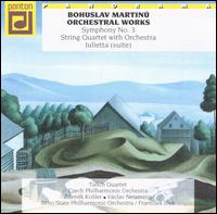 Martinu: Orchestral Works von Various Artists