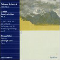 Schoeck: Lieder, Complete Edition, Vol.3 von Various Artists