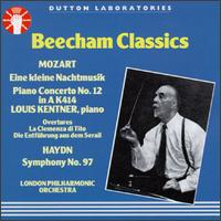 Mozart: Eine kleine Nachtmusik; Piano Concerto No. 12 in A; Haydn: Symphony No. 97 von Thomas Beecham