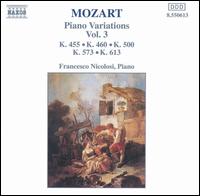 Mozart: Piano Variations, Vol. 3 von Francesco Nicolosi