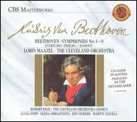 Beethoven: Symphonies No. 1-9; Overtures Fidelio & Egmont (Box Set) von Lorin Maazel