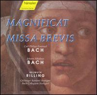 C.P.E. Bach: Magnificat; J.N. Bach: Missa Brevis von Helmuth Rilling