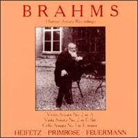 Brahms: Historic Sonata Recordings von Various Artists