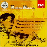 Bruch: Violin Concerto/Mendelssohn: Violin Concerto/Prokofiev: Violin Concerto von Nathan Milstein