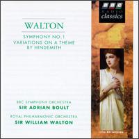 Walton: Symphony No.1/Variations On A Theme By Hindemith von Various Artists