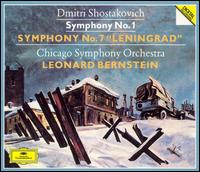 Shostakovich: Symphonies Nos. 1 & 7 von Leonard Bernstein