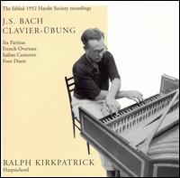 Bach: Clavier-Übung von Ralph Kirkpatrick