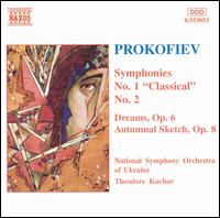Prokofiev: Symphonies No. 1 "Classical" and No. 2; Dreams, Op. 6; Autumnal von Various Artists