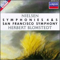 Nielsen: Symphonies Nos. 4 & 5 von Herbert Blomstedt