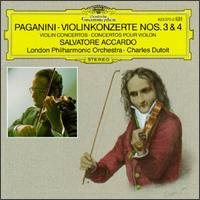 Paganini: Violin Concertos Nos.3 & 4 von Salvatore Accardo