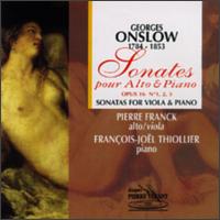 Onslow: Sonatas for Viola & Piano von Various Artists