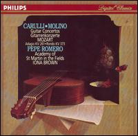 Ferdinando Carulli, Francesco Molino: Guitar Concertos; Mozart: Adagio KV 261; Rondo KV 373 von Pepe Romero