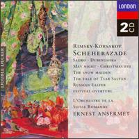 Nikolay Rimsky-Korsakov: Scheherazade; Sadko; Dubinushka; May Night; Christmas Eve; The Snow Maiden; etc. von Ernest Ansermet