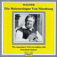 Wagner: Die Meistersinger von Nürnberg von Friedrich Schorr