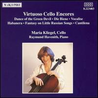 Virtuoso Cello Encores von Maria Kliegel