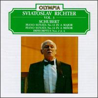 Schubert: Piano Sonata Nos. 13 & 14/Impromptus, Op.94 von Sviatoslav Richter
