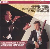 Hummel, Weber: Bassoon Concertos von Neville Marriner