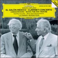Copland: El Salon Mexico/Concerto for Clarinet and String Orchestra/Music for the Theatre/Connotations for Orchestra von Leonard Bernstein