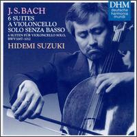 Bach: 6 Suites for Violoncello Solo von Hidemi Suzuki