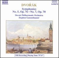 Dvorák: Symphonies Nos. 5 & 7 von Stephen Gunzenhauser