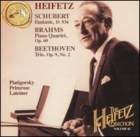Heifetz Plays Schubert, Brahms, Beethoven von Various Artists