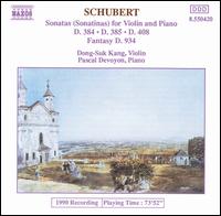 Schubert: Sonatinas for Violin & Piano von Dong-Suk Kang