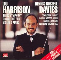 Harrison: Third Symphony; Grand Duo for Violin & Piano von Dennis Russell Davies