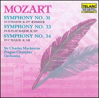 Mozart: Symphonies Nos. 31, 33, 34 von Charles Mackerras