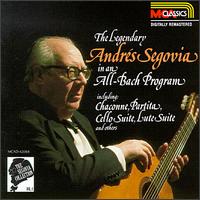 Bach: Three Pieced for Lute/Three Pieces from Violin Partita No.1 von Andrés Segovia